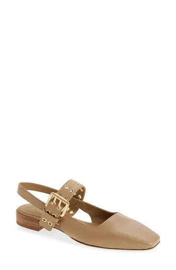 rag & bone Astra Slingback Flat in Warm Taupe at Nordstrom Rack, Size 7Us / 37Eu | Nordstrom Rack