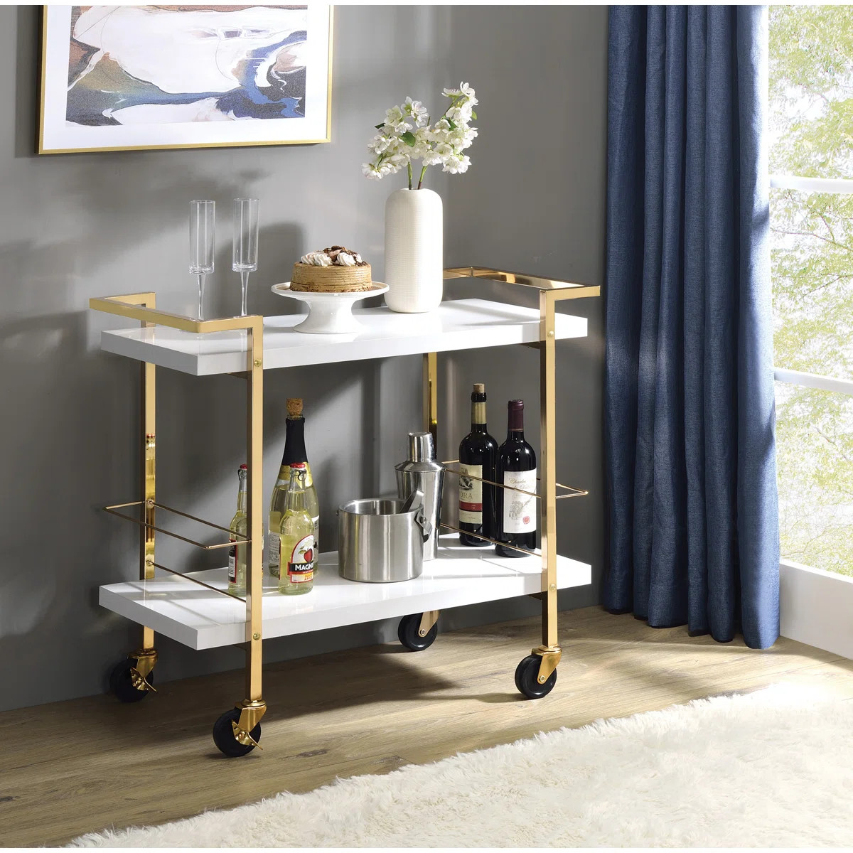 Lilea Metal Bar Cart | Wayfair North America