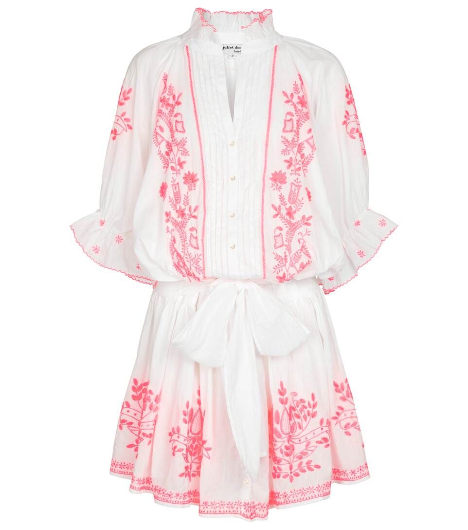 Exclusive to Mytheresa – V-neck belted minidress | Mytheresa (US/CA)