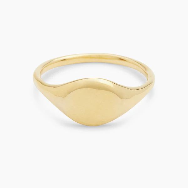 Bespoke Signet Ring (Gold) | Gorjana