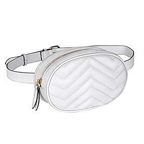 Geestock White Fanny Packs for... | Amazon (US)