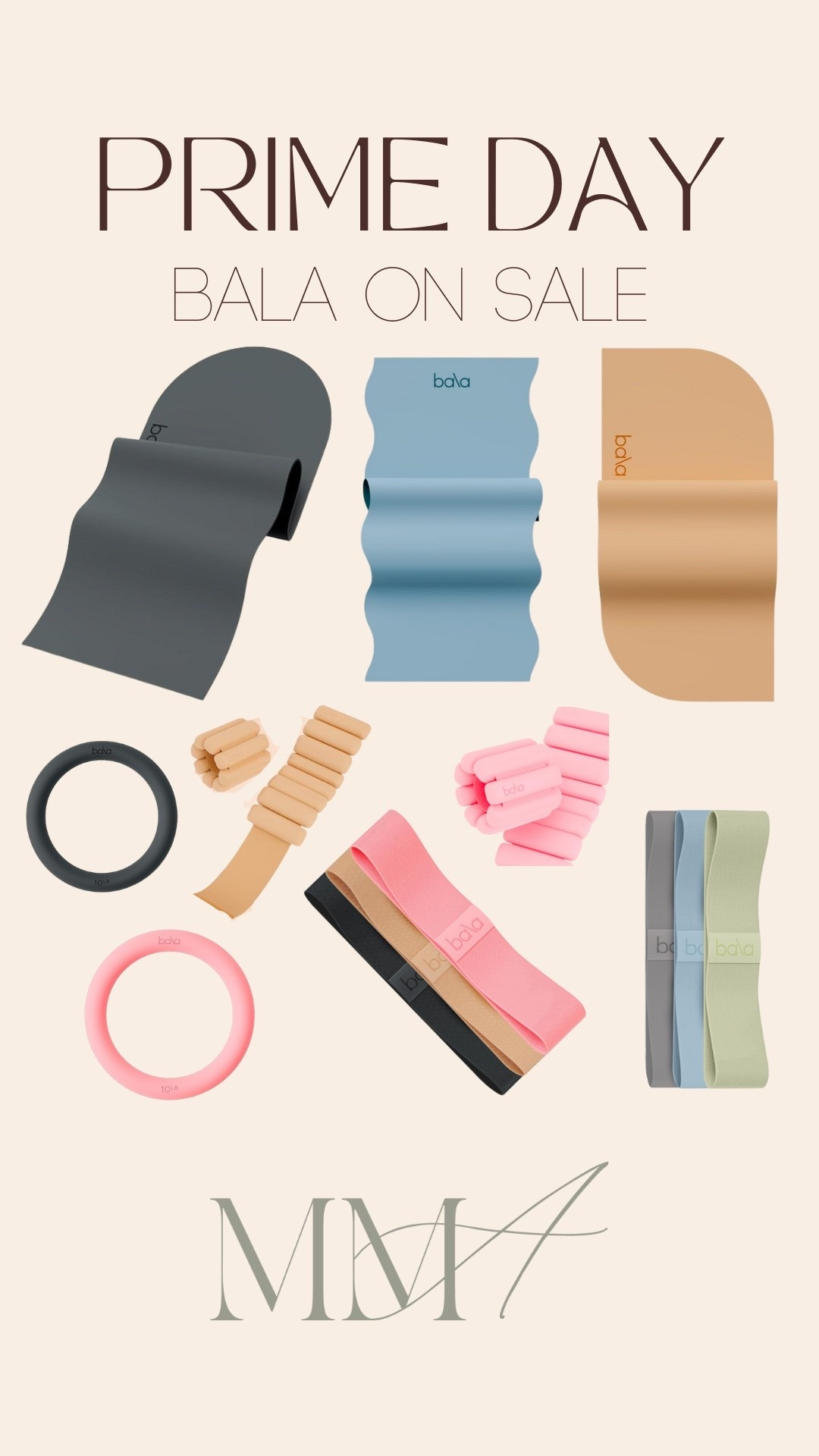 My favorite workout accessories from Bala are included in the Amazon Prime Day sale! Including their famous Bala bangles! Yoga mat, booty bands, Pilates weights, trendy exercise equipment, active lifestyle, home gym, Big Prime Deal

#LTKActive #LTKSaleAlert #LTKFindsUnder100