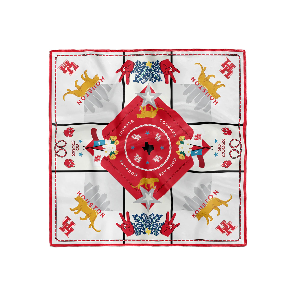 Houston Cougars Saturday Scarf™ | Saturday Silks