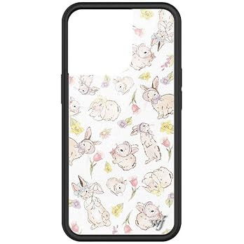 Wildflower Cases - Bunnies in Bonnets iPhone 13 Pro Case | Amazon (UK)