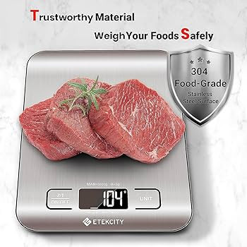 Etekcity Food Kitchen Scale, Digital Grams and Ounces for Weight Loss, Baking, Cooking, Keto and ... | Amazon (US)
