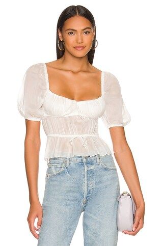 MORE TO COME Olivera Top in White from Revolve.com | Revolve Clothing (Global)
