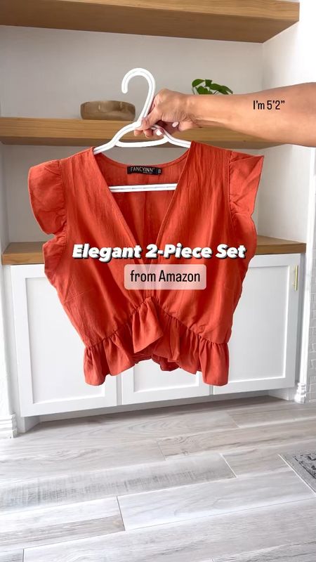 2-piece set in XS tts(color: Brownish Red)
Sandals fit tts
Lip Gloss in Fenty Glow
Amazon finds, Wedding guest outfit, vacation outfit, vacation outfit, pants can be a swim coverup, 

#LTKstyletip #LTKtravel #LTKunder50