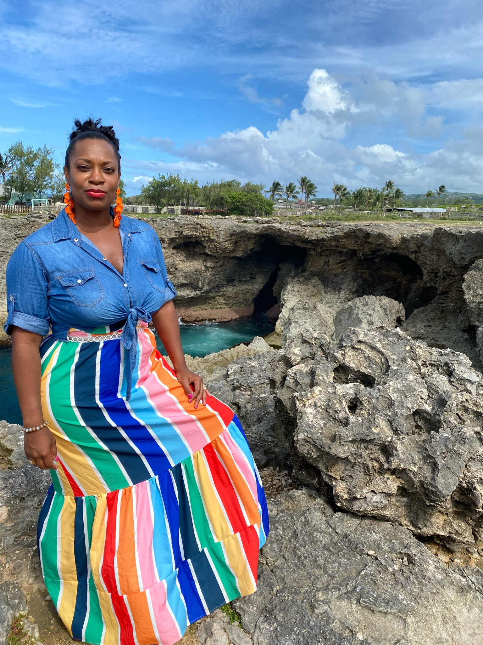 Loved this colorful dress in a large while in Barbados 🇧🇧 

#LTKmidsize #LTKstyletip #LTKtravel
