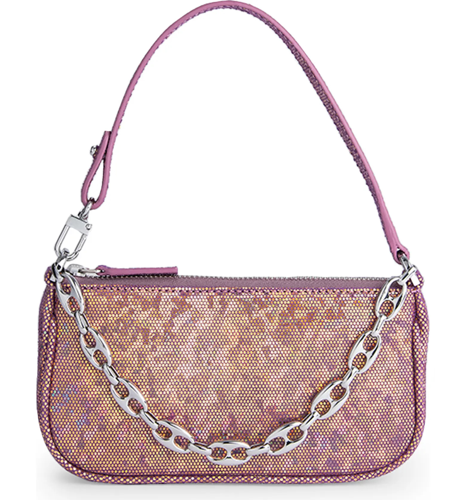 By Far Mini Rachel Hologram Leather Shoulder Bag | Nordstrom | Nordstrom