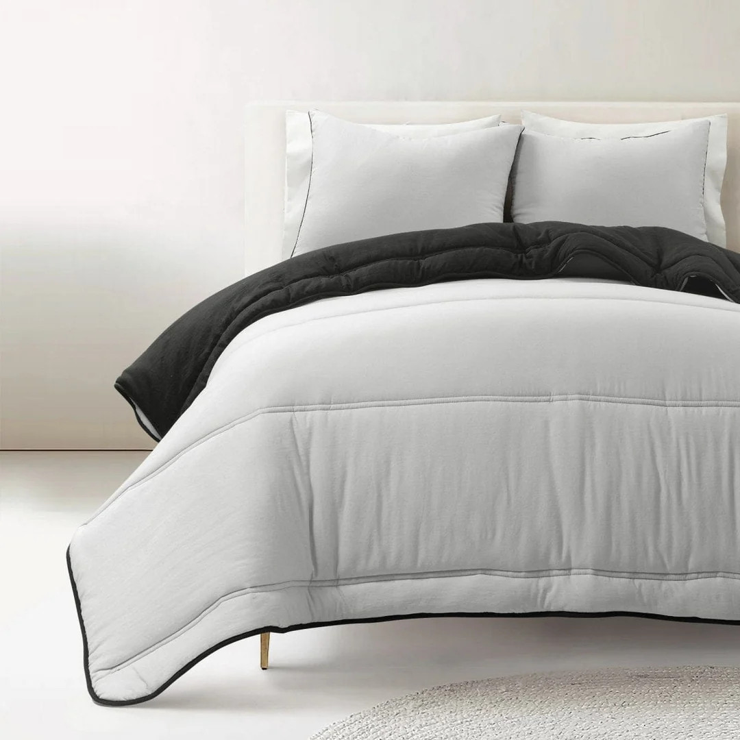 Oslo Soft Reversible Quilted Comforter Set | Lush Decor