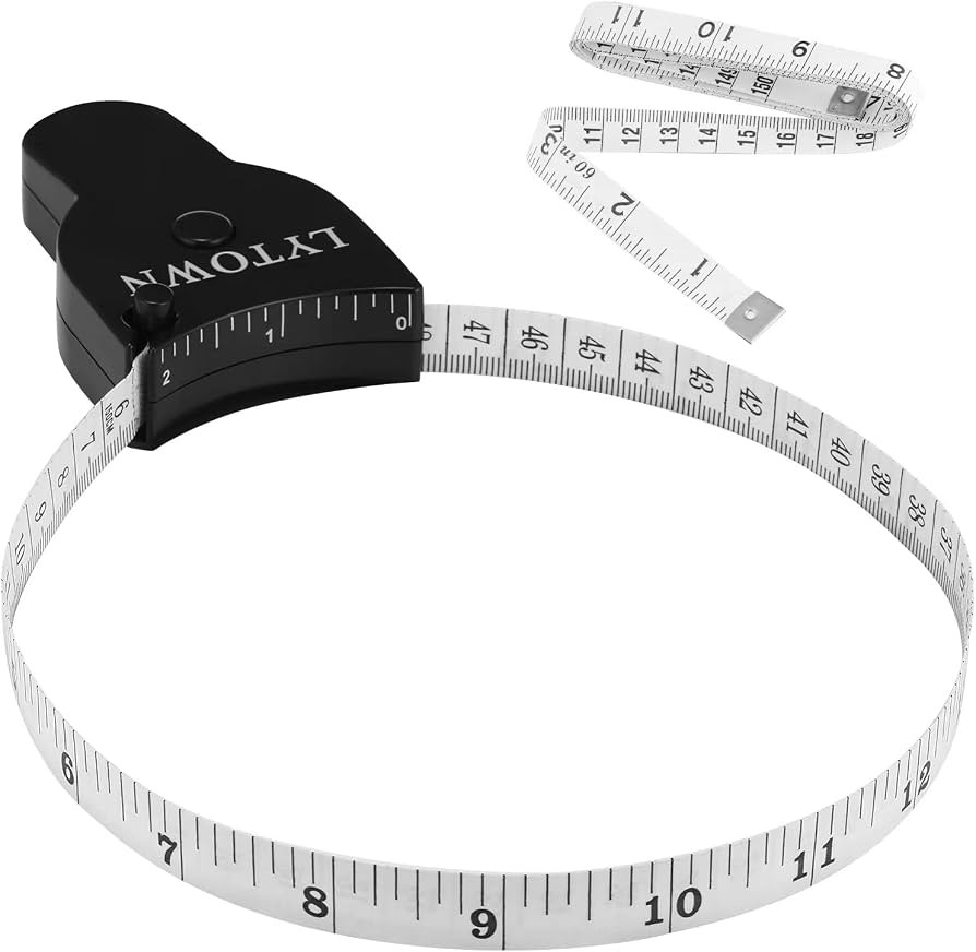 2PCS Tape Measure Body Measuring Tape 60inch (150cm), Retractable Measuring Tape for Body Measure... | Amazon (US)