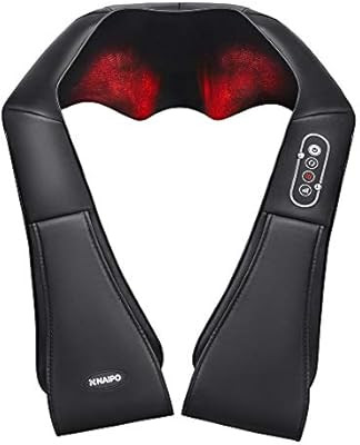 Naipo Shiatsu Back and Neck Massager Electric Shoulder Massagers with Heat Deep Tissue Kneading M... | Amazon (CA)