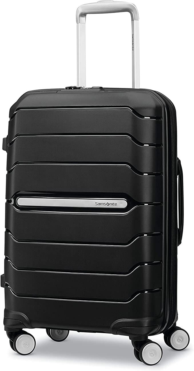 Samsonite Freeform Hardside Expandable with Double Spinner Wheels, Carry-On 21-Inch, Black | Amazon (US)