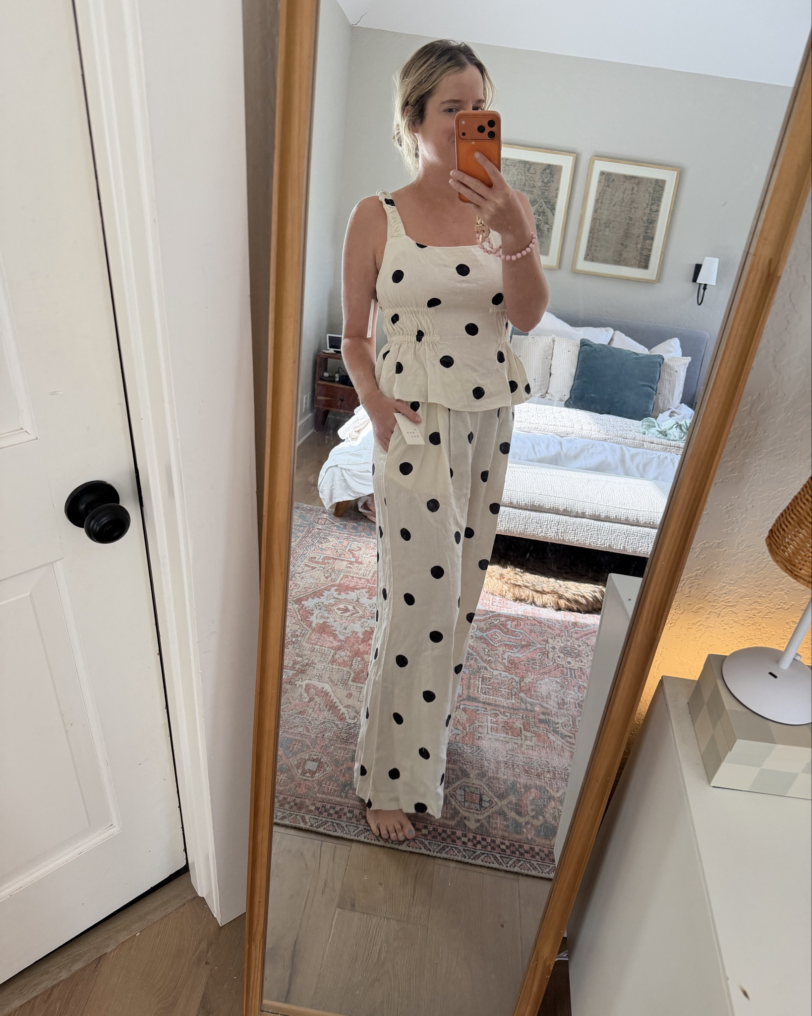 Dead over how cute this polka dot set is! Such good quality! Part of the @Target circle deals! Such a good price. 

#LTKootd #LTKSaleAlert #LTKSeasonal
