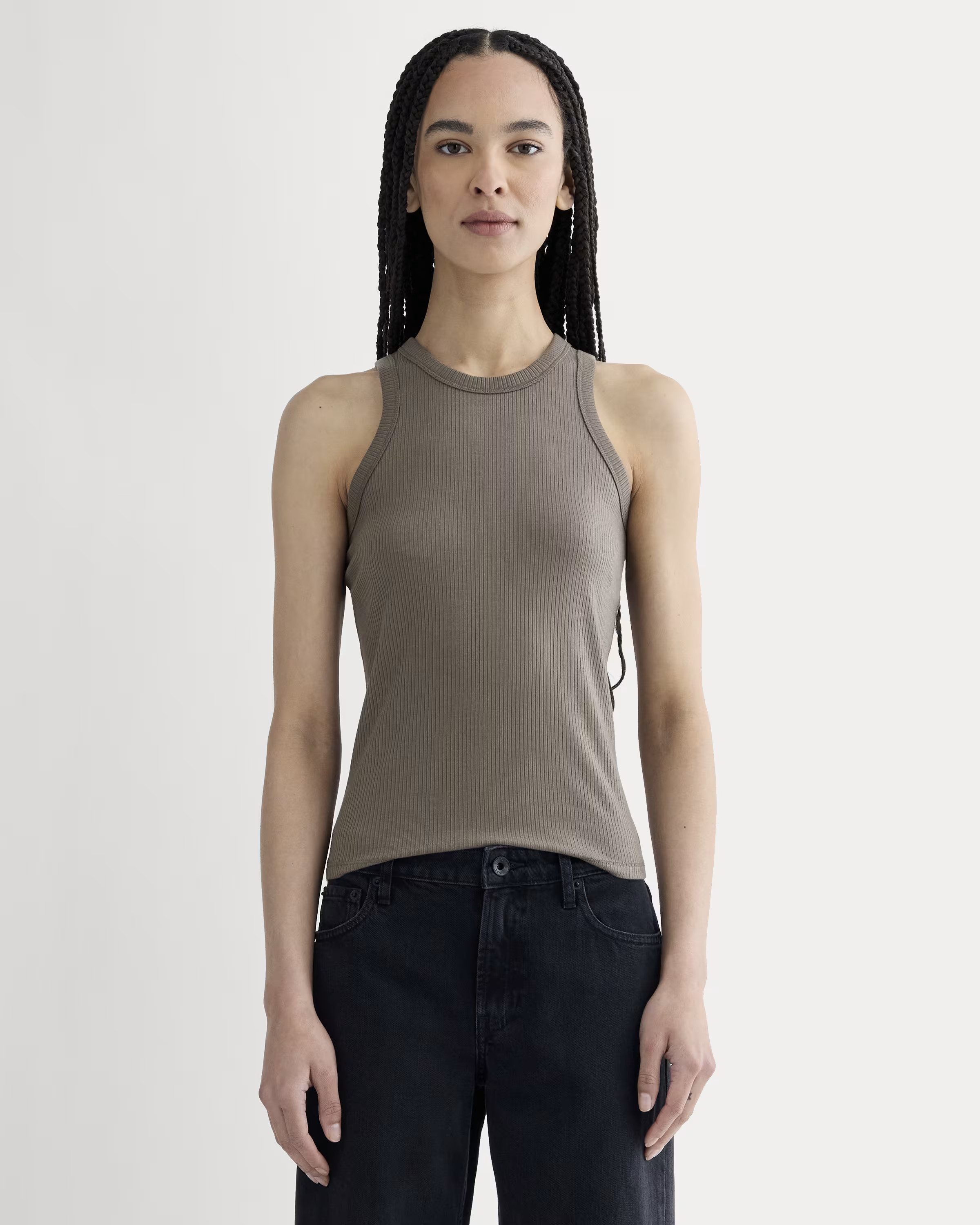 The Shimmy Cutaway Tank | Everlane