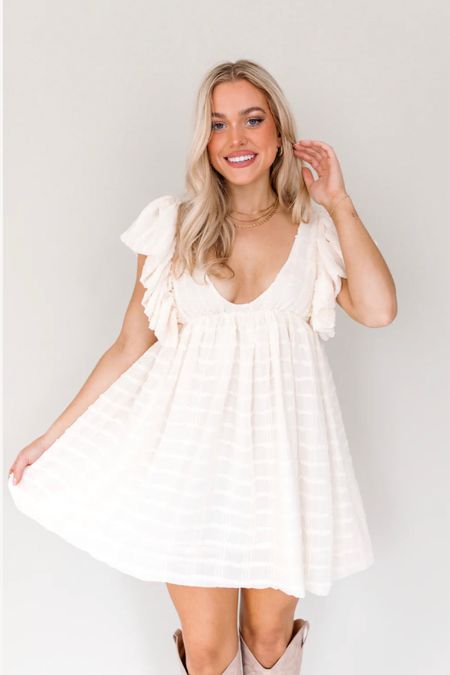 Not sure what dress to wear for your wedding shower? Dress to impress at your next bridal shower with this cute white wrap dress! Typically bridal showers have a less formal vibe than a wedding, so you can wear a casual-chic or dressy outfit. To help you find your perfect bridal shower outfit we curated some of the cutest outfits for you to choose from! #BridalShower #bridetobe #misstomrs #weddingshowertheme #instabride #futuremrs #weddingseason #whitedress #dressforweddings #bridaloutfit #summerweddings 

#LTKstyletip #LTKwedding #LTKFind