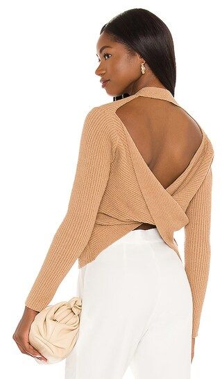 Prescott Sweater in Camel | Revolve Clothing (Global)