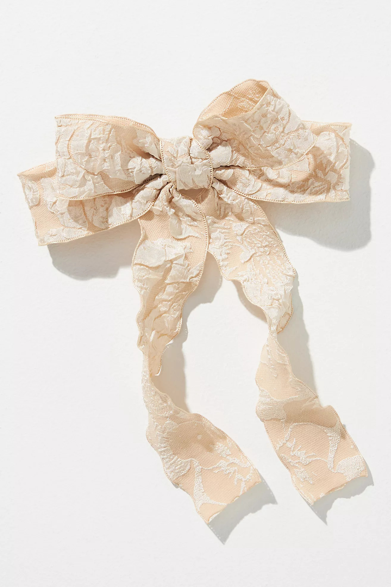 Brocade Floral Hair Bow | Anthropologie (US)