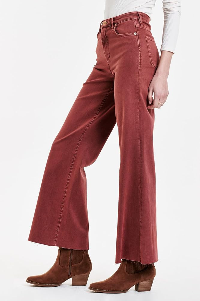 DEAR JOHN Women's Fiona Wide Leg Jeans | Amazon (US)
