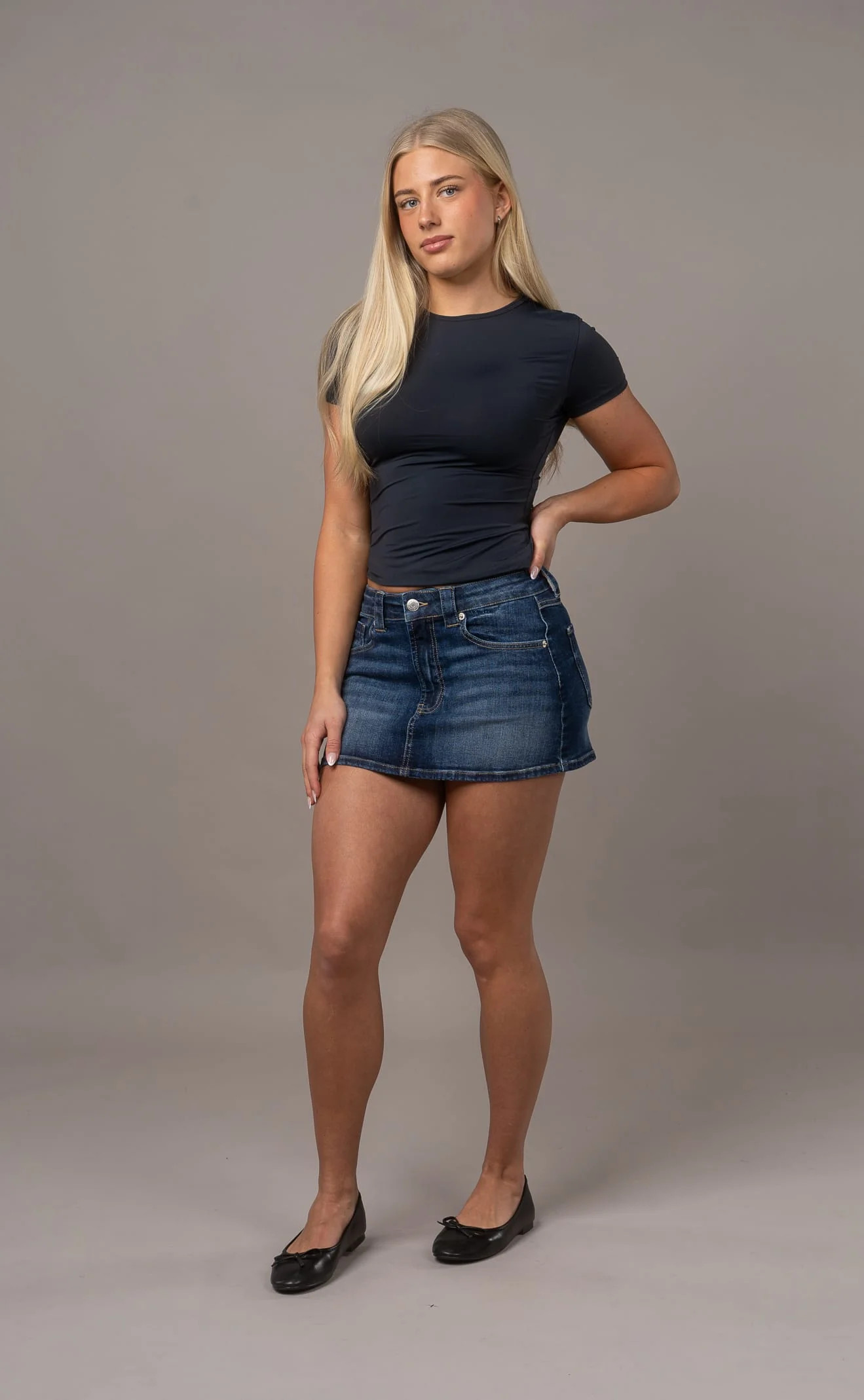 Miniskirt - Mid Blue | Fitjeans (US)
