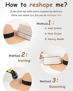 FURTALK Womens Sun Straw Hat Wide Brim UPF 80 Summer Hat Foldable Packable Floppy Beach Hats for ... | Amazon (US)