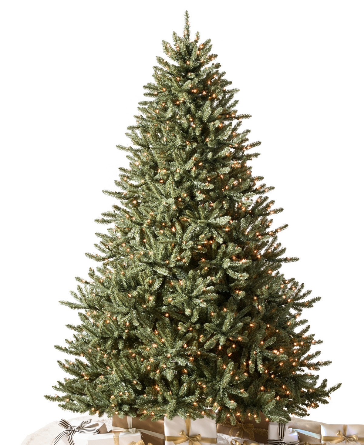 Balsam Hill 7.5 ft Pre-Lit Classic Spruce Tree - Green | Macy's