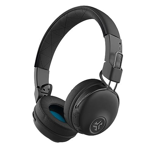 JLab Studio Wireless On-Ear Headphones, Black, 30+ Hour Bluetooth 5 Playtime, EQ3 Sound, Ultra-Plush Faux Leather & Cloud Foam Cushions, Track and Volume Controls | Amazon (US)