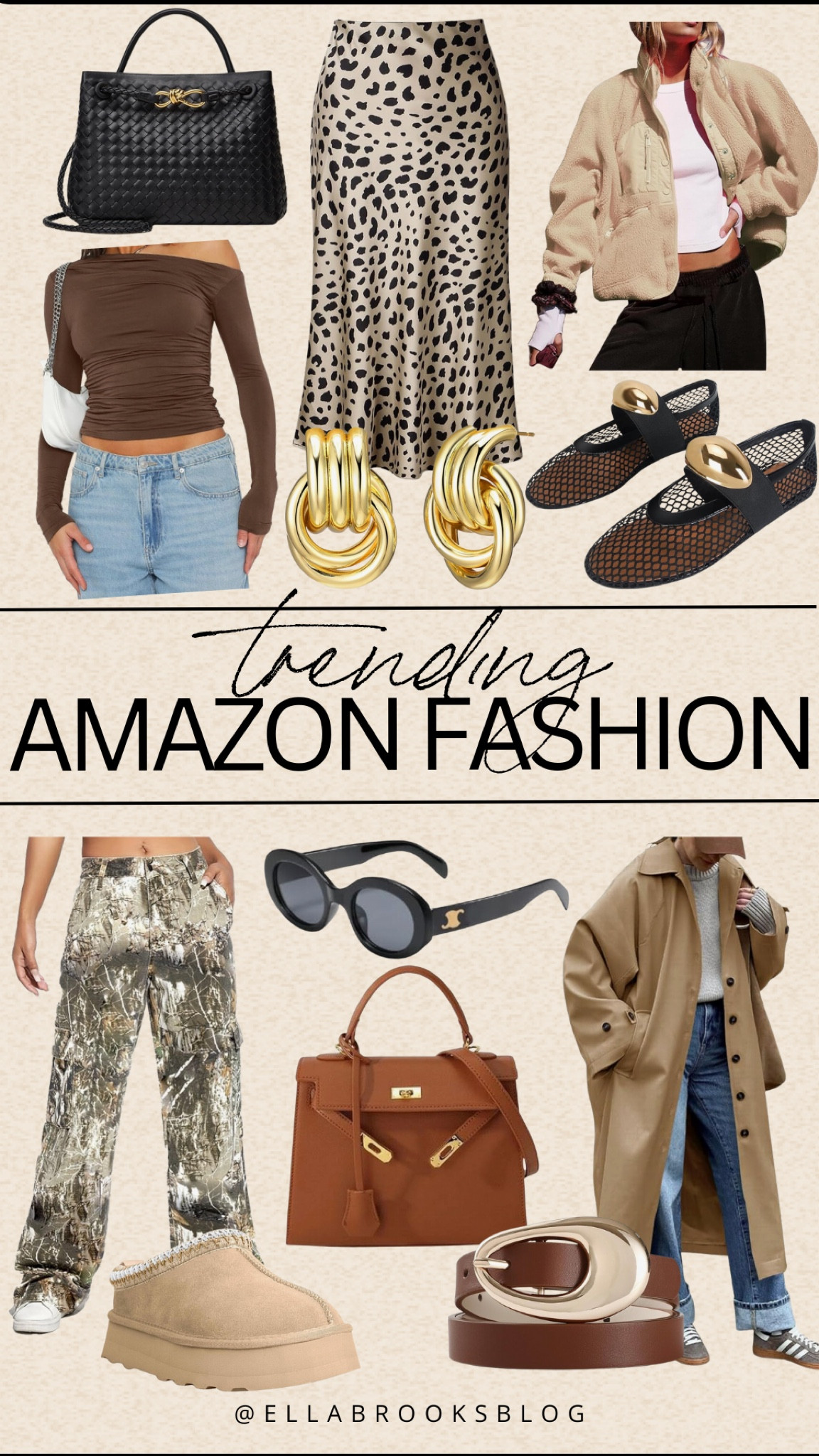 Trending Amazon fashion


Amazon fall fashion, camo cargo pants, Ugg dupe, trench coat, fall purse, leopard skirt, mesh ballet flats, Amazon shoes, fall outfit

#LTKStyleTip #LTKItBag #LTKShoeCrush