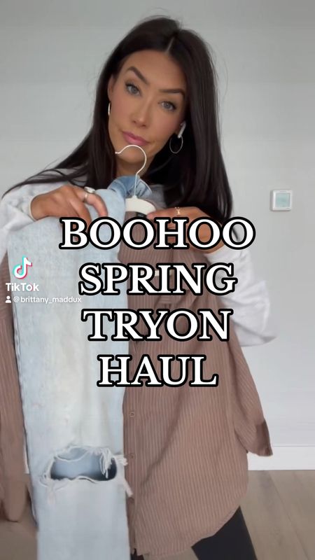 Boohoo spring tryon, boohoo spring haul, spring style, button down outfits

#LTKstyletip #LTKSeasonal #LTKfindsunder50