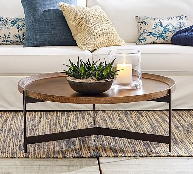 Norcross 40" Round Coffee Table | Pottery Barn (US)