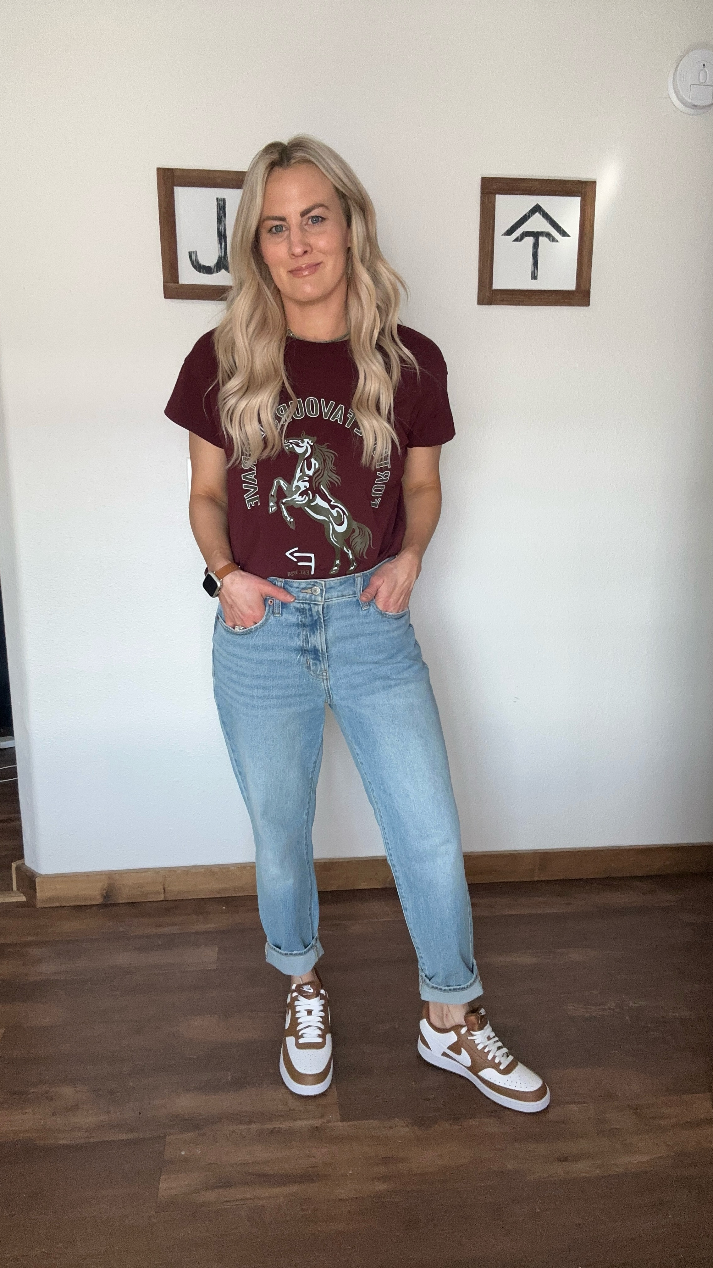 The OG Straight! This lighter Wash is my favorite! I’m wearing a size 6, and I do recommend sizing down one size (the size 4 fit much better)! 

#LTKFindsUnder50