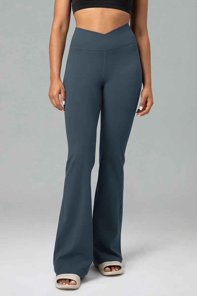 Dreamlux Crossover Yoga Pants Flared Legging Bootcut 31.5" | Colorfulkoala