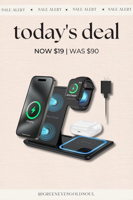 Walmart flash deal! 3 in 1 wireless charging station now $19
Apple, charger, wireless 

#LTKfindsunder50 #LTKsalealert #LTKU