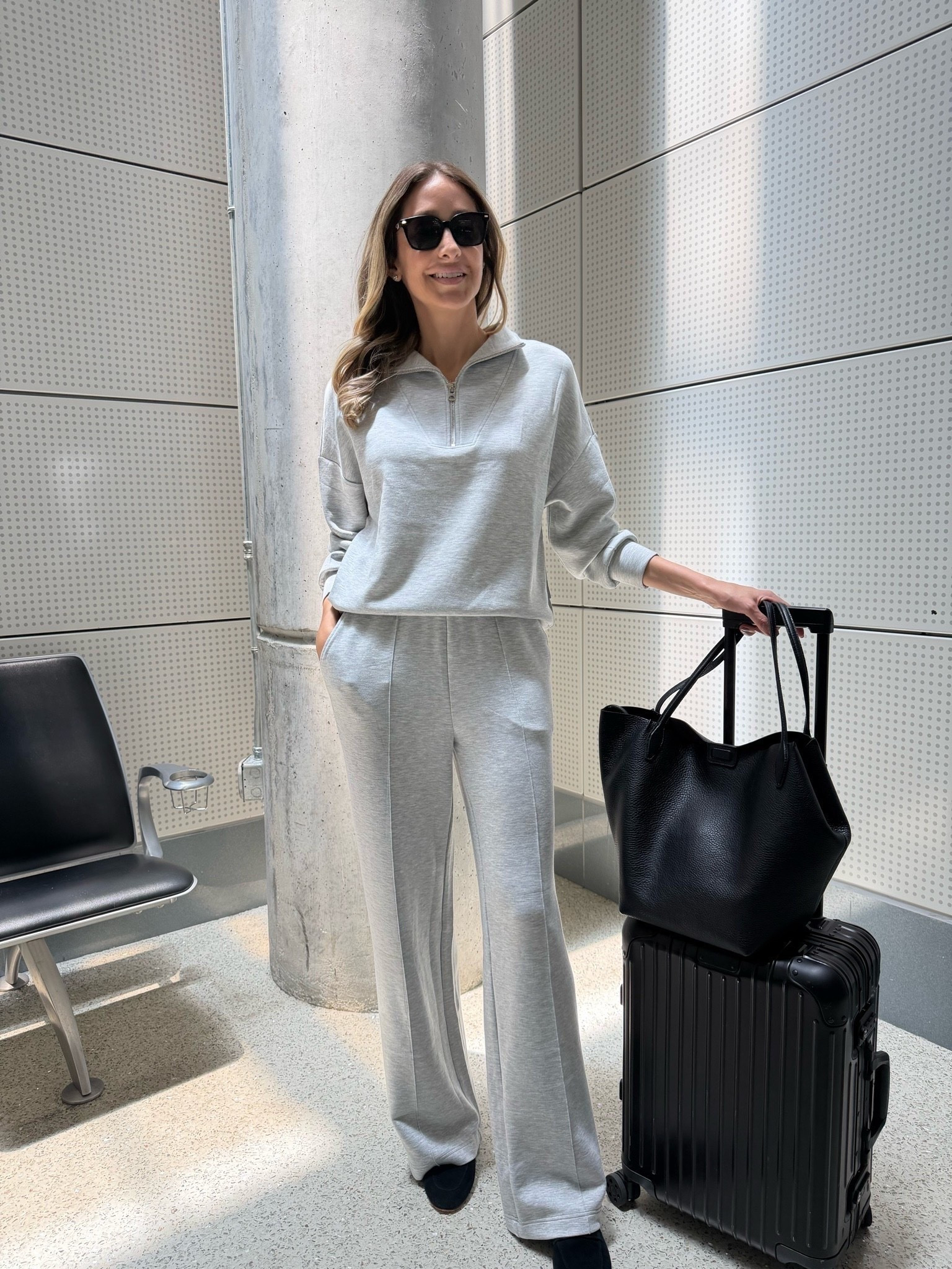 Airport outfit and travel outfit 
This set is amazing, the fabric is ultra soft and  comfortable! Super stylish and elegant 
Fits true to size and I’m wearing size small

#LTKootd #LTKU #LTKTravel
