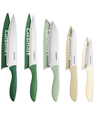 Advantage 10-Piece Knife Set, Muted Earth | Macy's