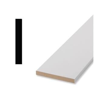 Timeless Craftsman 65E1 6-1/2 in. x 11/16 in. x 96 in. Primed MDF Base Moulding | The Home Depot