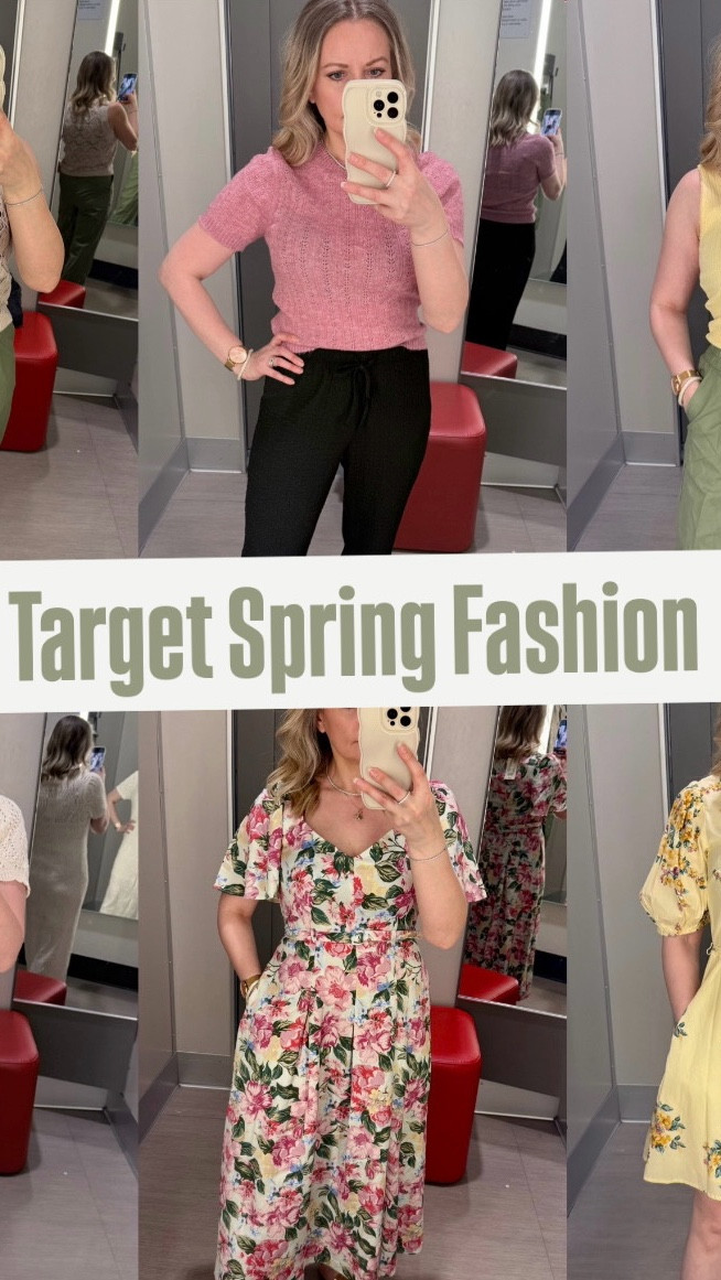 Target spring fashion  finds: 
lightweight sweaters and vests, ballon jogger pants, a western-inspired scalloped midi dress, and the most beautiful floral dresses that are perfect for Easter. 

trends 

#LTKootd #LTKspring #LTKspringtrends #LTKSpringSale #LTKSeasonal