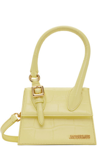 Yellow 'Le Chiquito moyen boucle' Bag | SSENSE