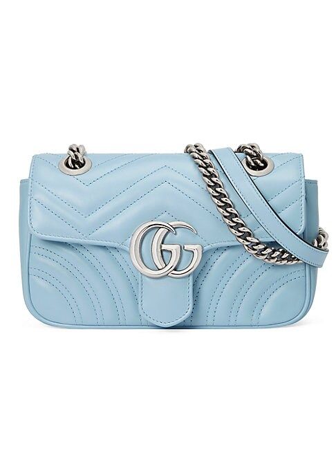 Gucci Women's GG Marmont Mini Bag - Porcelin Blue | Saks Fifth Avenue