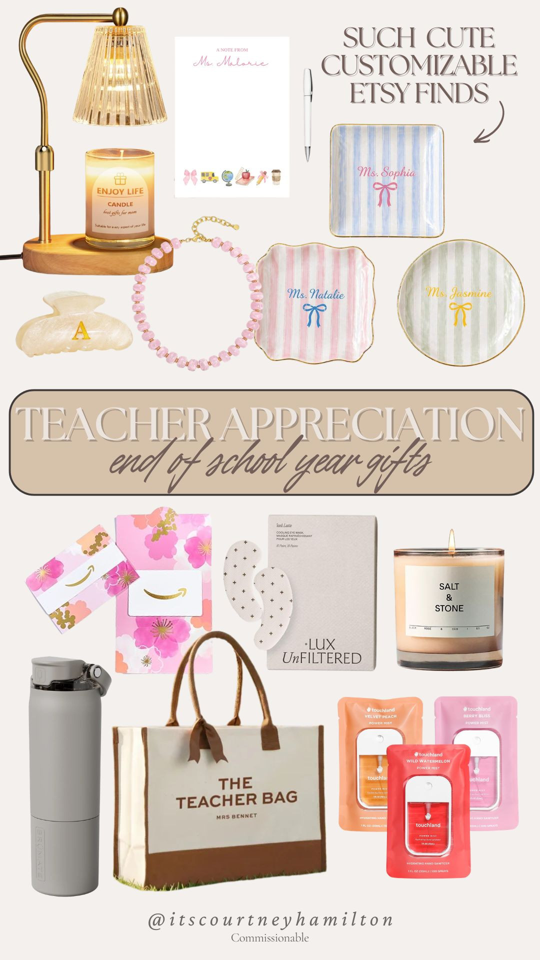 Teacher Appreciation End of School Year Gifts!! 🩷

gifts for teachers, finds under 100, end of year gift, amazon, etsty, finds under 50, courtney hamilton 

 #LTKselfcare #LTKSeasonal #LTKBeauty