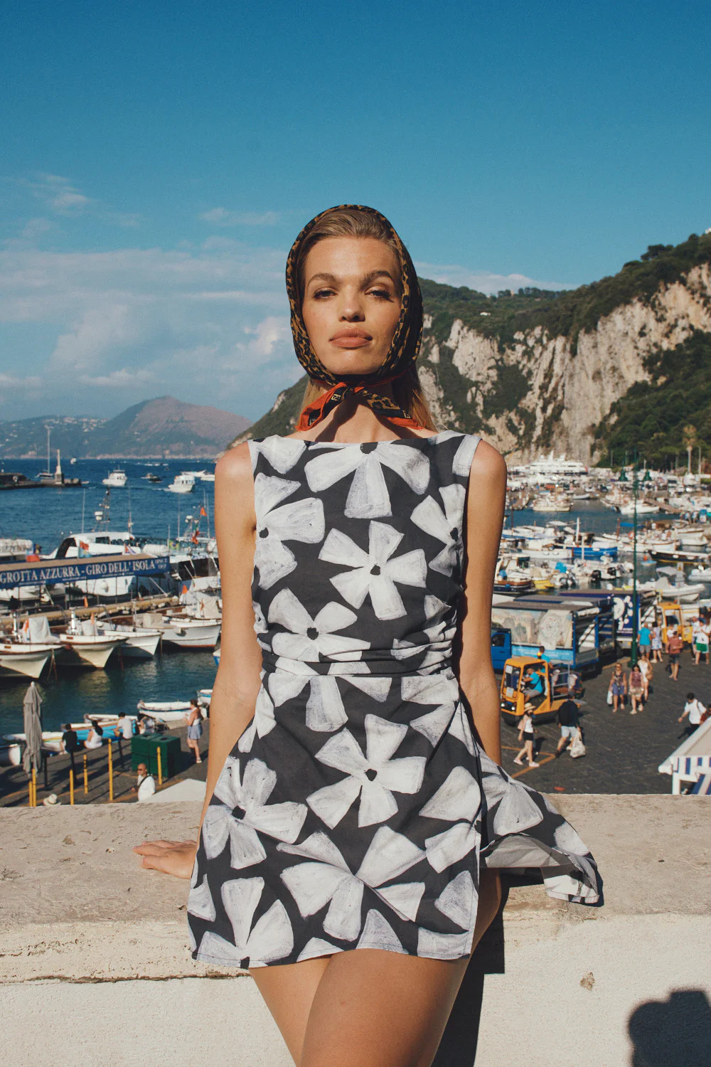 Angele Mini Dress Fiore | VRG Grl