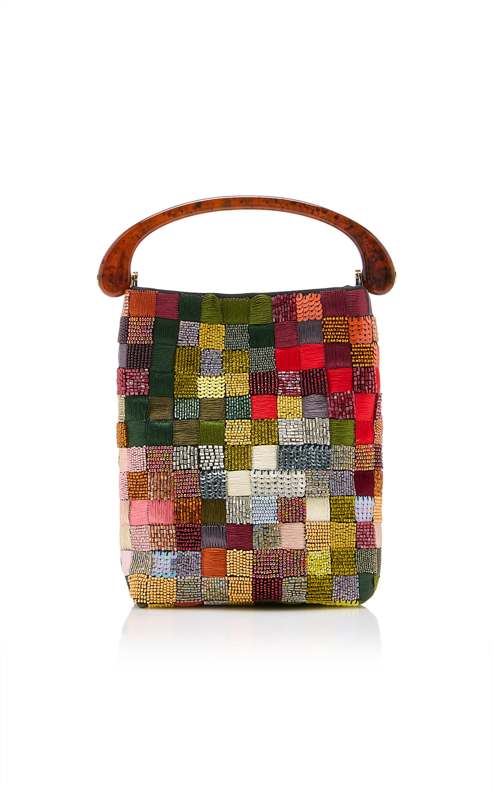 Crisp Beaded Top Handle Bag | Moda Operandi (Global)