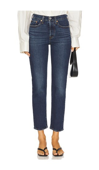 LEVI'S Wedgie Straight Jeans in Blue. - size 30 | Revolve Clothing (Global)