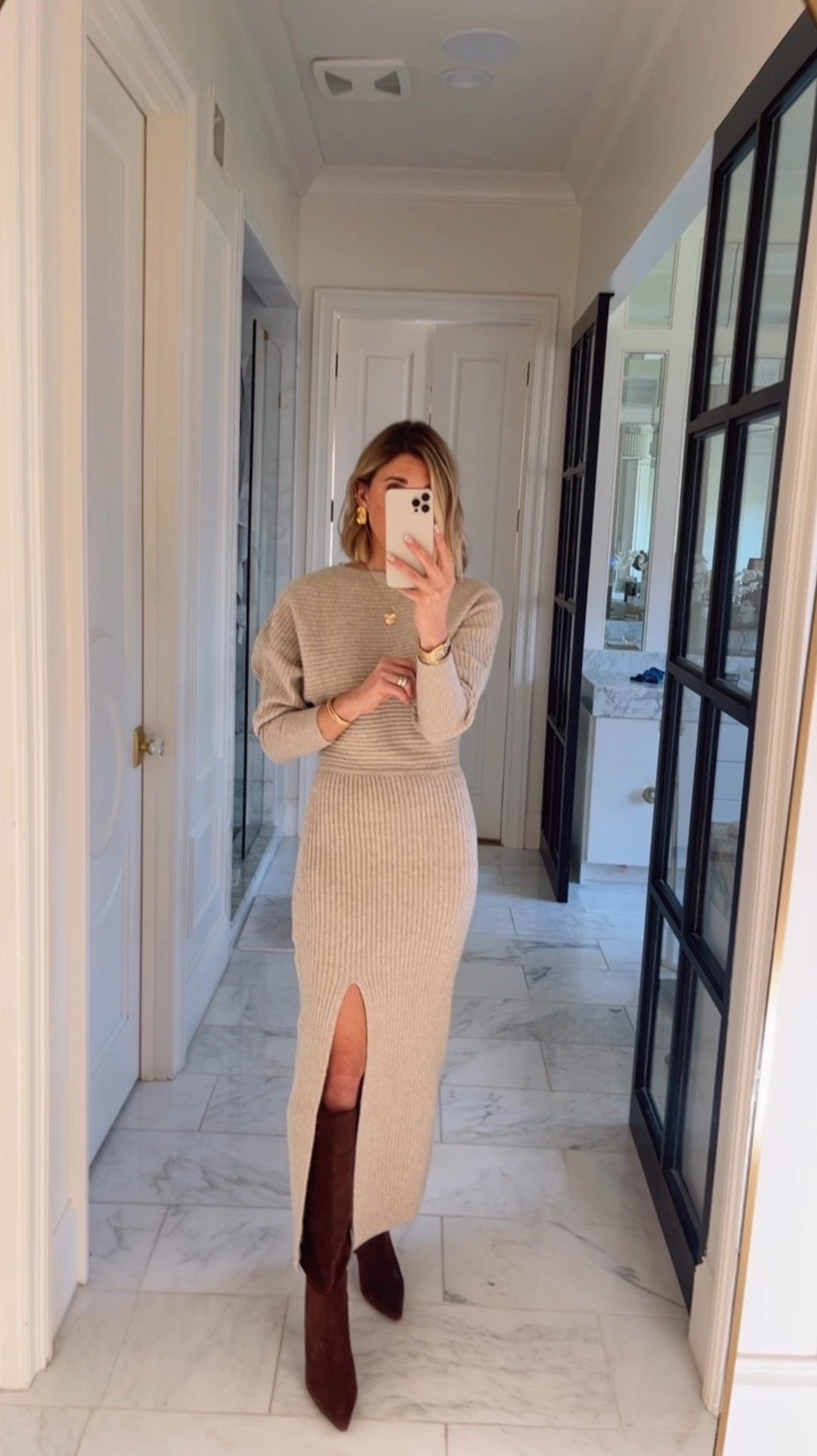 Fall sweater dress wear my size small 