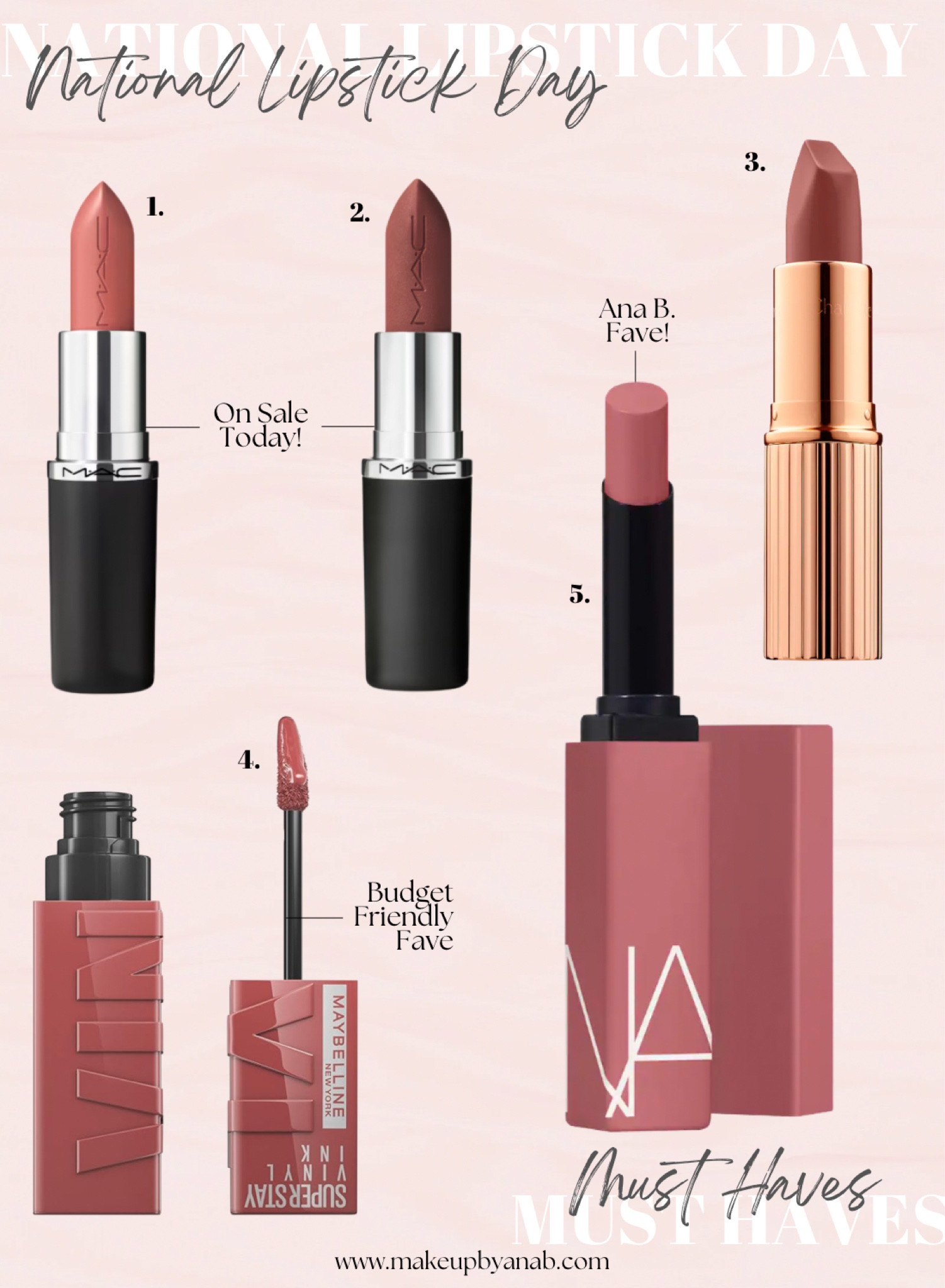 It’s National Lipstick Day 💄💋 These are our artists must haves!

#LTKFindsUnder50 #LTKStyleTip #LTKBeauty