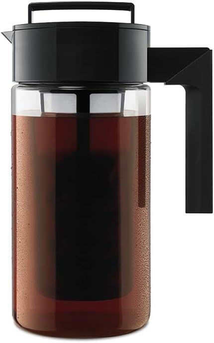 Takeya Patented Deluxe Cold Brew Coffee Maker, One Quart, Black | Amazon (US)