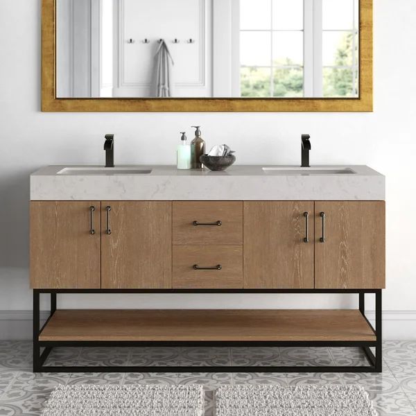 Annice 60" Double Bathroom Vanity Set | Wayfair North America