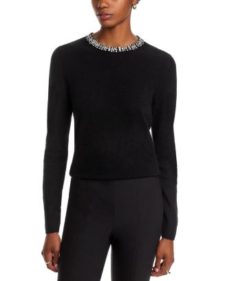 Crystal Trim Sweater - Exclusive | Bloomingdale's (US)