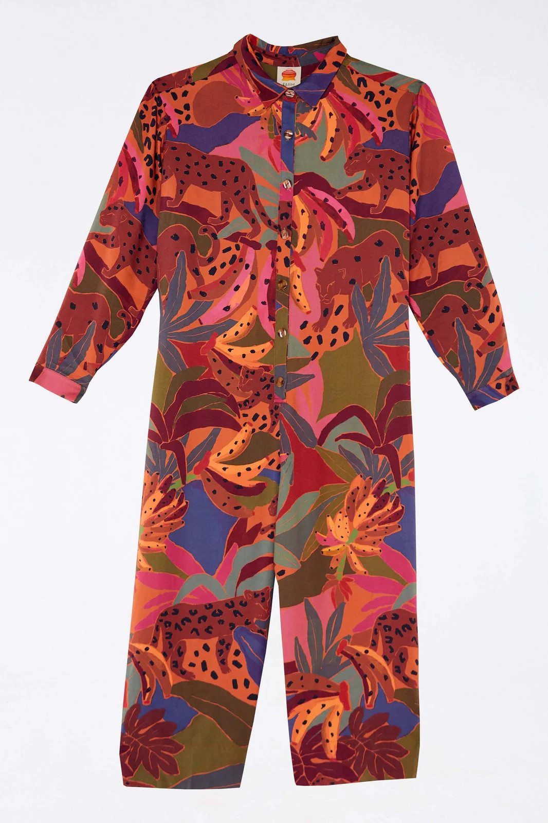 LEOPARDS JUNGLE CROPPED JUMPSUIT | FarmRio (US)