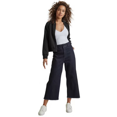 VENUS Womens High Rise Wide Leg Jeans  -  16, Dark Wash | Target